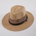 Sun Protection Summer Men's Straw Hat Foldable Cowboy Hat Outdoor Sun Shade Top Hat Beach Hat Broad-Brimmed Hat Travel Cap Men.