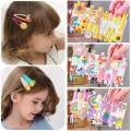 Cute Child/Girl Bow Hairpins Fruit Flower Color Hair Clips Girls Accessories. 
