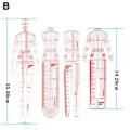 Women Fashion Drawing Ruler Figure Template for Illustration Sketch Template cnx. 