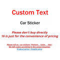 Custom Text Car Sticker Reflective Sticker Welcome Customers to Sample Custom Production.