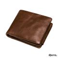 Avro Premium Elegant And Comfortable Trifold 100% Genuine Cow Leather Money Bag For Man Stylish Export Quality Wallet For Men. 