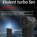 Car Mini Snow Blowing Fan Turbo Violent Fan 2 IN 1 130000RPM Electric Air Duster Wireless Electric Blower with 3 Gear Adjustable Compressed Air Duster Cleaner. 