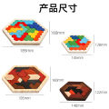 Wooden variety honeycomb puzzle boy and girl color imposition kindergarten early education baby children educational toys wholesale.