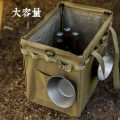 【Mountain Guest Square Storage Bag】Outdoor Folding Oxford Cloth Waterproof Multifunctional Portable Storage Bag. 
