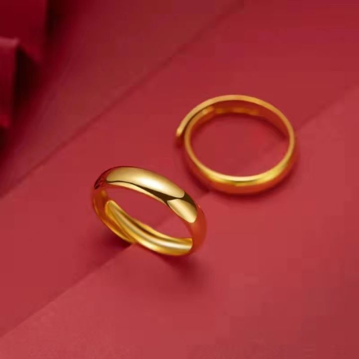 Grab%20the%20Vietnamese%20sand%20gold%20classic%20light%20version%20ring.%20Couple%20style%20open%20adjustable%20ring%20with%20plain%20ring%20as%20a%20gift%20for%20boyfriend%20and%20girlfriend.%20-%20Image%204