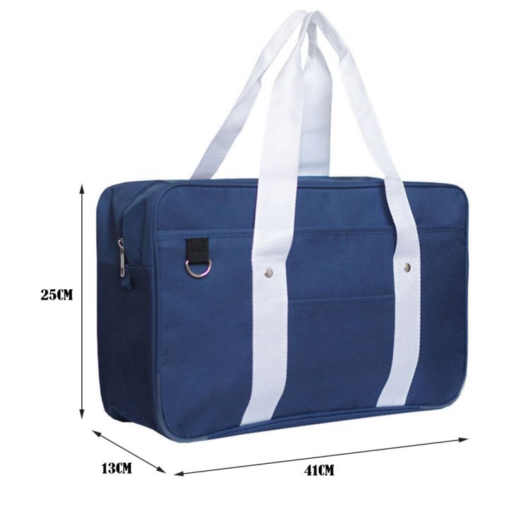 Japanese Student Bags JK Handbag Travel Bag Women Shoulder Satchel Bags Solid Color High School Students Bookbags messenger bag