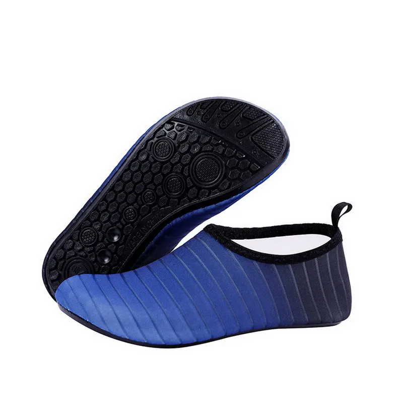 Men Women Water Shoes Swimming Non-slip Diving Socks Gradient