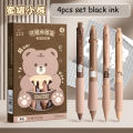 4pcs Erasable Pen Set Black Blue Ink Soft Grip Kawaii Gel Pen School Supplies Japanese Kawaii Stationery Aesthetic Pens. 