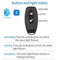 2.4GHz Wireless Remote Control Bluetooth Key Fob for TTLOCK Smart Door Lock Smart Devices Work with TTLock APP Durable Easy to Use. 
