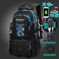 Large Capacity Backpack College Student Middle School Students Schoolbag Men's Fashion Luggage Briefcase Travel Backpack.