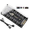 5V ARGB RGBW Cable For ASUS AURA SYNC RGB 10 Hub Splitter SATA Power Extension Cable Adapter LED Strip Light PC RGB Fan Cooler.