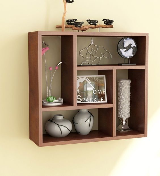 Laavish Wall Decor Shelf Showpiece Rack 2ft 2ft
