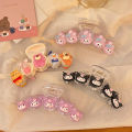 2024 New Sanrio Cinnamoroll Kuromi My Melody Hair Accessories Crab Hair Clip Shark Clip Vintash Hair Ring Hair Accessories Gifts.