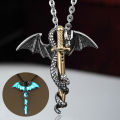 Fashion Atmosphere Luminous Fashion Boy Necklace Gift Necklace Men'S Necklaces Pendants Bohemian Necklace. 