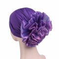 Women Floral India Hat Flower Stretchy Beanie Turban Bonnet Chemo Cap For Cancer Patients Ladies Bandanas African Head Wrap. 