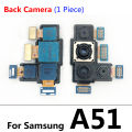 New Front Camera With Back Rear Camera Module Flex Cable For Samsung A10S A20S A30S A50S A51 A11 A31 A71.