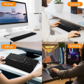 1 Pcs Acrylic Keyboard Riser Tilt for Desktop Ergonomic Keyboard Holder for Office Home School. 
