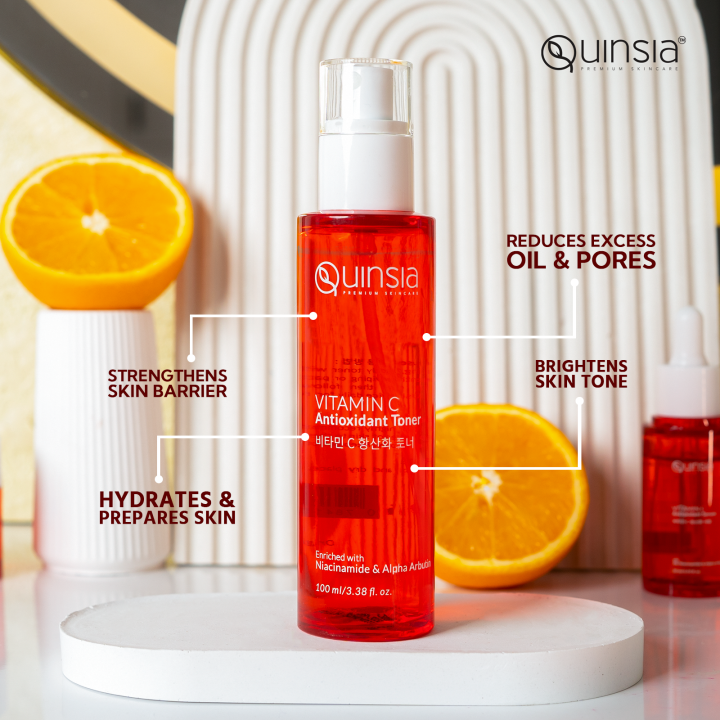 Quinsia Vitamin C Antioxidant Toner - 100ml