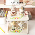 Simple children's special shoe rack, multi-layer girl's baby shoe rack, narrow storage rack at home door, mini shoe cabinet. 