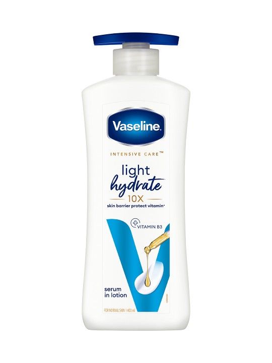 Vaseline Intensive Care Light Hydrate Serum In Lotion For Men & Women - 400ml (Indian)