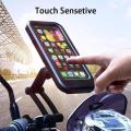 Rain-Proof Phone Holder Bicycle Handle Waterproof Mobile Phone Holder Portable For Motorcycle Bike Holders Phone Bracket.