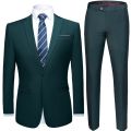 (Jacket + Pants) Men Formal Business Slim Suit 2020 High-end Formal Groom Wedding Dress Fashion Party Ball Costume 2 Piece Suit. 