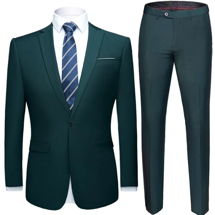 (Jacket%20+%20Pants)%20Men%20Formal%20Business%20Slim%20Suit%202020%20High-end%20Formal%20Groom%20Wedding%20Dress%20Fashion%20Party%20Ball%20Costume%202%20Piece%20Suit%20-%20Image%206