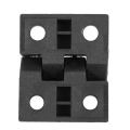 2pcs 63mm x 50mm Cabinet Plastic Hinge Door Hinges Hinge Black. 