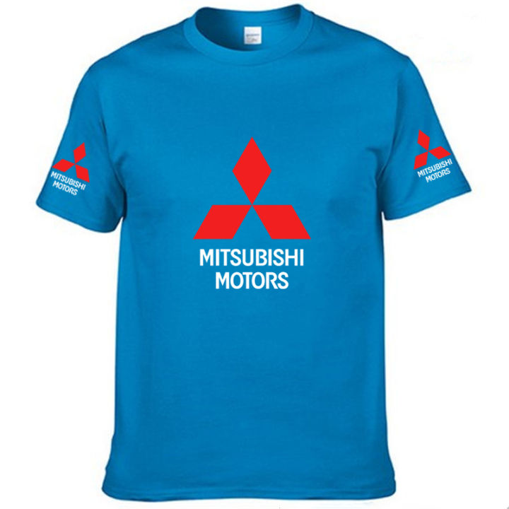 Summer%20Mens%20T-Shirt%20Mitsubishi%20Motors%20Logo%20Print%20Cotton%20Casual%20Short%20Sleeve%20Man%20Harajuku%20High%20Quality%20Unisex%20T%20Shirt%20Euro%20Size%20-%20Image%202