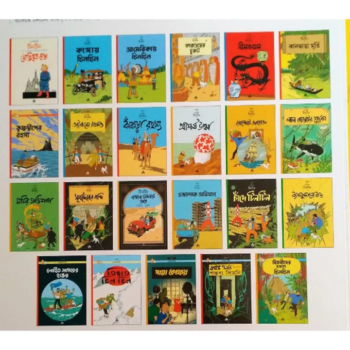 TinTin Samagra Complete 24 Books Set Bangla