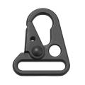 120 Pieces Enlarged Mouth Clip Sling Clasp Olecranon Hook for Keychain Snap Hooks Outdoor Bag Black Color. 
