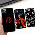 Weekend XO Mobile Cell Phone Case for iPhone 15 14 13 12 11 XS X 8 7 6 Plus Mini Pro Max SE 2022 Black Soft Phone Cover Funda. 