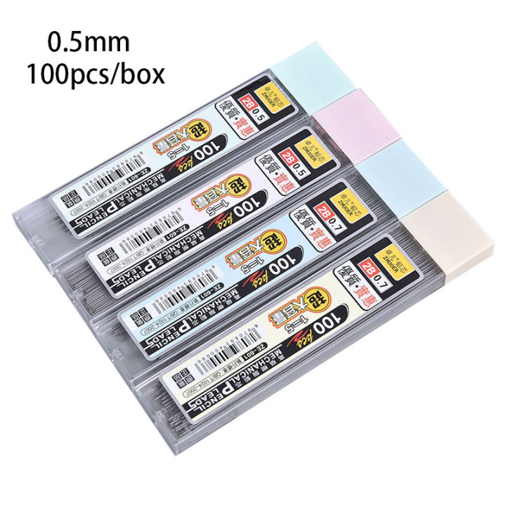 100Pcs/Box%20Graphite%20Lead%202B%20Mechanical%20Pencil%20Refill%20Automatic%20Pencil%20Lead%20New%20-%20Image%203