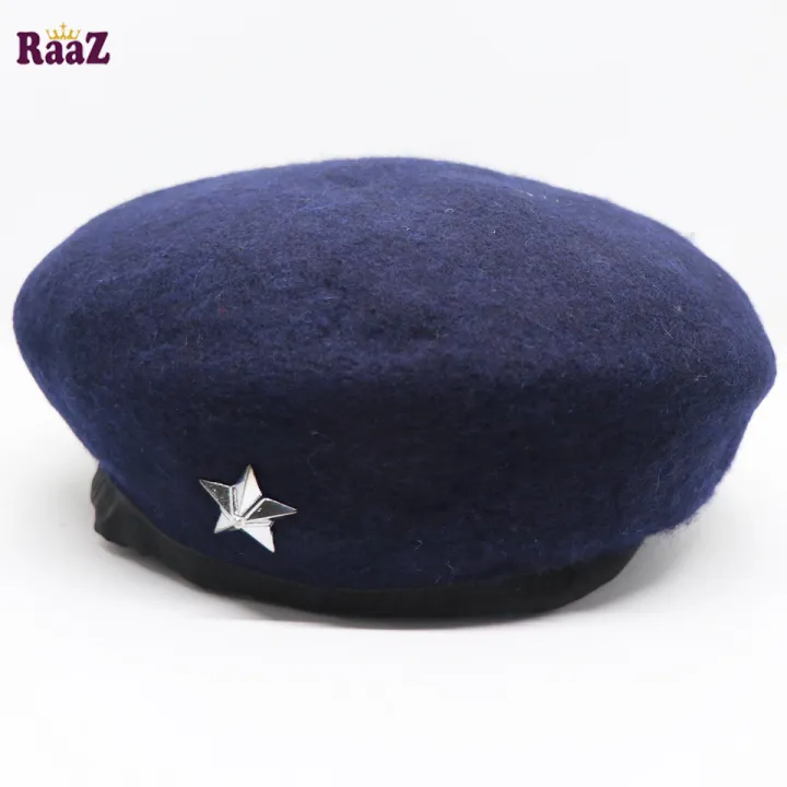 Navy%20Blue%20Che%20Guevara%20Military%20Metal%20Star%20Beret%20Cap%20(Free%20Size)%20-%20Image%202