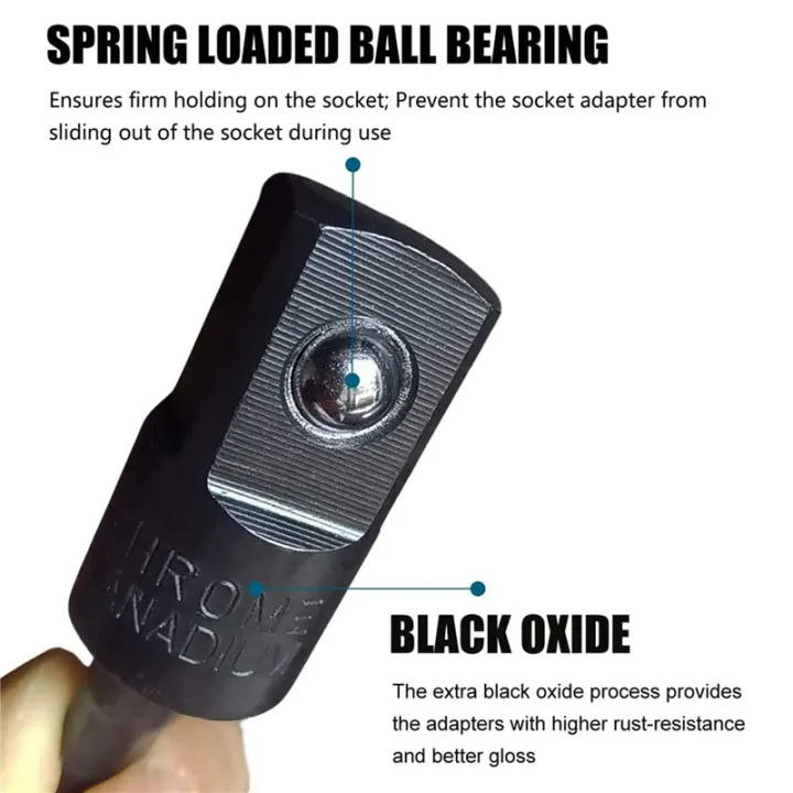 6PC%20Wobble%20Socket%20Adapters%20Universal%20Joint%20Swivel%20Socket%20Set,%201/4%20Inch%20Hex%20to%201/4%203/8%201/2%20Square%20Socket%20Drives%20-%20Image%202