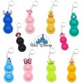 Disney Anime Push Bubbles fidget toysMickey Minnie Winnie The Pooh Simple Dimple Mini Bubble Fidget Toys For Kids поп ит. 