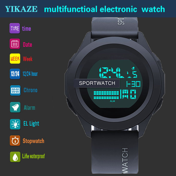 2024%20YIKAZE%20Sport%20Watch%20for%20Man%20Digital%20Wristwatch%20Stopwatch%20Luminous%20Date%20Week%20Waterproof%20Men's%20Military%20Clock%20Electronic%20Watch%20Yeah%20Keniaoet%20-%20Image%204