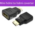 HDMI Female to Mini HDMI Male Adapter=-Black. 