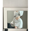 Stylish Temperament Long Sleeves Coat High Waist Slimming Half Body Short Skirt2023Spring New Korean Style Two-Piece Women's Clothing.