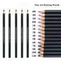 14Pcs/box Professional Sketch And Drawing Writing Pencil Stationery Supplies 6H-12B Pencil Painting Tool. 