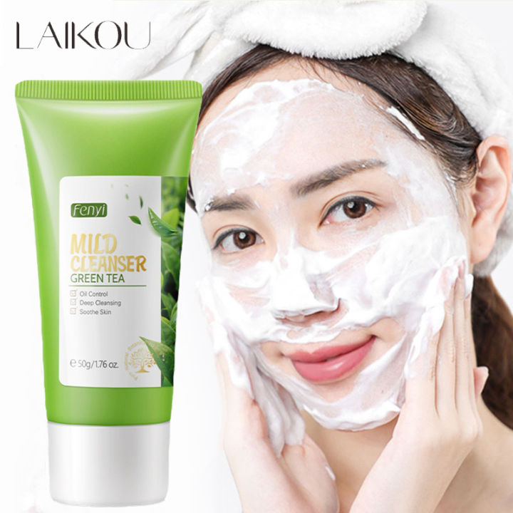 Fenyi%20Green%20Tea%20Cleanser%20Oil%20Control%20Face%20Wash%2050g%20-%20Image%207
