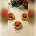 NON BRIDAL EARRING & TIKLI SET - Kaner Dul - Kaner Dul. 