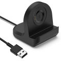 Smart Watch Charging Cable With Silicone Base PVC Watch Charger USB Cable Portable Charging Desktop Holder Compatible For Itouch Air 4 3 SE Sport 3 Explorer 3 Watch. 