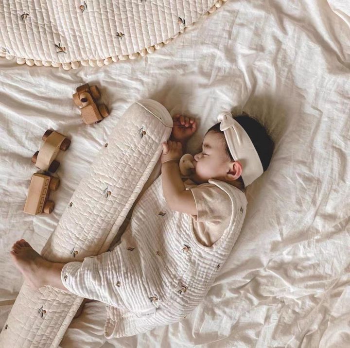 Cartoon%20Bear%20Embroidered%20Baby%20Bed%20Bumper%20for%20Newborns%20Infant%20Bedding%20Crib%20Around%20Cushion%20Cot%20Protector%20Kids%20Sleeping%20Long%20Pillow%20-%20Image%202