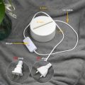 Romantic Love 3D Lamp Heart-shaped Balloon Acrylic LED Night Light Decorative Table Lamp Valentine's Day Sweetheart Wife's Gift.