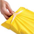 (10"x12"+2) inch 50 Pcs Courier poly Bag/parcel poly Bag/Mailer poly Bag yollow colour.