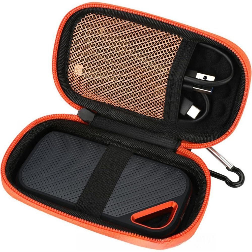 Coin Purse SSD Storage Hard Disk Case Multifunctional Large Earphone Case Bags Shockproof Portable Hard Disk Protection Box Computer Accessories