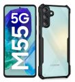 For Samsung Galaxy M55, C55, F55, M55s Transparent Back Case Luxury Xundu Shock-Proof Bumper Protective Phone Cover. 