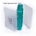 OUMERY 2X PENGGONG 13 Grids Tool Box Double-Side ToolBox Organizer Storage Box Multifunction Tool Case for Small Components. 