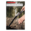 ZOROOM 2X 24.8 Inch Folding Saw Pruning Saw for Single-Hand Use Curved Blade Hand Saw Cuts Branches Up To 11.8Inch Diameter. 
